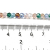 Electroplate Transparent Glass Beads Strands EGLA-A035-T4mm-HL01-4