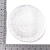 Flat Round Natural Selenite Slice Coasters DJEW-C015-02G-01-3