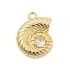 Brass Micro Pave Cubic Zirconia Pendants KK-I380-05G-1