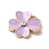 Flower Alloy Enamel Pendants ENAM-A007-04KCG-05-2