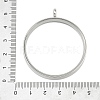 304 Stainless Stee Locket Pendants STAS-S132-16P-07-3