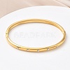 304 Stainless Steel Hinged Bangles for Women BJEW-C132-02G-3