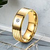 304 Stainless Steel Rhinestone Finger Rings for Men WG62EA8-02-1