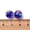 Luminous Handmade Glod Sand Lampwork Beads Strands LAMP-B028-03N-10mm-7