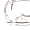 Iron Hoop Earrings EJEW-TAC0009-06P-2