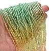 Transparent Painted Glass Beads Strands DGLA-A034-T1mm-A04-2