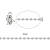 304 Stainless Steel Ball Chains CHS-CJ0001-26-4