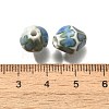 Vintage Style Glazed Ceramic Porcelain Beads PORC-H013-01-23-3