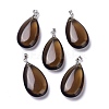 Synthetic Smoky Quartz Pendants G-D084-01P-A03-1