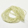 Electroplate Glass Beads Strands EGLA-D018-6x6mm-70-2