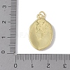 Brass Micro Pave Cubic Zirconia Pendants KK-E110-09G-3