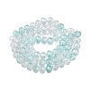 Transparent Glass Beads Strands X-GLAA-T023-4mm-A01-2