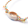 Adjustable Braided Bead Bracelets BJEW-JB05152-03-4