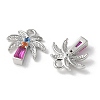 Brass Micro Pave Cubic Zirconia Pendants KK-P290-58P-2