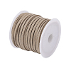 Dark Khaki Color Faux Suede Cord X-LW-R003-23-2