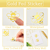 Word Gold Foil Self-adhesive Stickers DIY-WH20001-13H-6