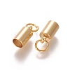 201 Stainless Steel Cord Ends X-STAS-L226-016C-G-2