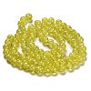 Spray Painted Crackle Glass Beads Strands CCG-Q001-10mm-04-4