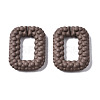 Spray Painted CCB Plastic Linking Rings CCB-Q091-009C-2