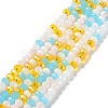 Glass Beads Strands EGLA-A034-M6mm-52-1