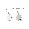 Non-Tarnish 304 Stainless Steel Dangle Earrings EJEW-A023-01P-1