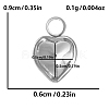 304 Stainless Steel Pendant Cabochon Settings PW-WG002AB-03-2