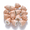Handmade Porcelain Bead Cones PORC-S500-021-A03-3