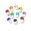 Mushroom Handmade Lampwork Beads Strands LAMP-R116-03-2