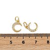 Brass Micro Pave Cubic Zirconia Pendants KK-R230-01G-3