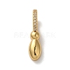 Brass Micro Pave Cubic Zirconia Pendants KK-K345-13I-G-1