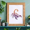Large Plastic Reusable Drawing Painting Stencils Templates DIY-WH0202-197-6