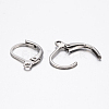 Tarnish Resistant 304 Stainless Steel Leverback Earring Findings STAS-H434-51P-2