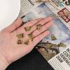 Tibetan Style Alloy Charms X-GLF0208Y-NF-4