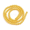 Natural Mashan Jade Round Beads Strands X-G-D263-4mm-XS07-3