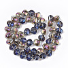 Electroplate Glass Beads Strands EGLA-S189-002B-03-2