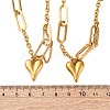 304 Stainless Steel Pendant Necklaces & Charms Bracelets Sets SJEW-Z003-04G-4