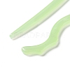 Opaque Acrylic Hair Sticks OHAR-C011-03G-2