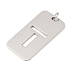 304 Stainless Steel Pendants STAS-M115-01P-T-2
