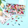 172Pcs 102G ABS Plastic Imitation Pearl Teardrop Beads MACR-FS0002-24-8