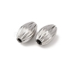 Textured 304 Stainless Steel Beads STAS-I358-11P-05-2