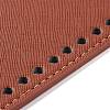 PU Leather Oval Long Bottom for Knitting Bag FIND-WH0032-01D-4