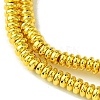Electroplated Synthetic Non-Magnetic Hematite Beads Strands G-H020-J01-02-3