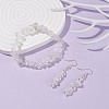 Natural Quartz Crystal Chips Beaded Jewelry Set SJEW-JS01232-05-2