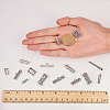 Brass Magnetic Slide Lock Clasps FIND-SC0001-03-3
