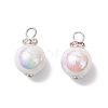 Imitation Pearl Acrylic Pendants PALLOY-JF04349-1