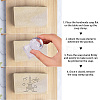 Clear Acrylic Soap Stamps DIY-WH0438-014-5