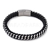 Leather Cord Bracelets BJEW-A009-04P-1