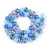 Electroplate Glass Bead Strands X-GLAA-Z006-01I-3