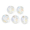 Electroplate Transparent  Glass Beads GLAA-N035-036-K01-2