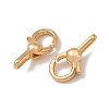 SHEGRACE Brass Spring Ring Clasps XGRQ58597-785G-2